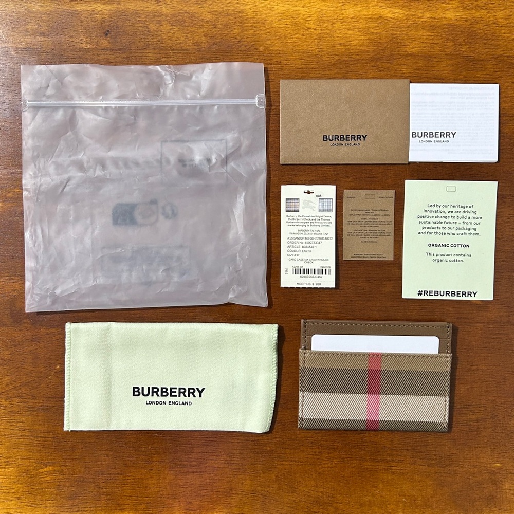 NWT Burberry card holder - Earth - Picture 2 of 12